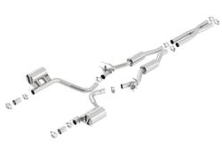 Borla Touring CatBack Exhaust 15-up Dodge Charger 6.4L - Click Image to Close
